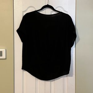 Monk & Lou tie front black top